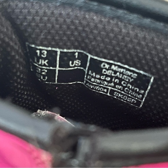 Doc Martens Delaney Pink Patent Leather Boots US 1 ( Little Girl) EU32 - Picture 9 of 9